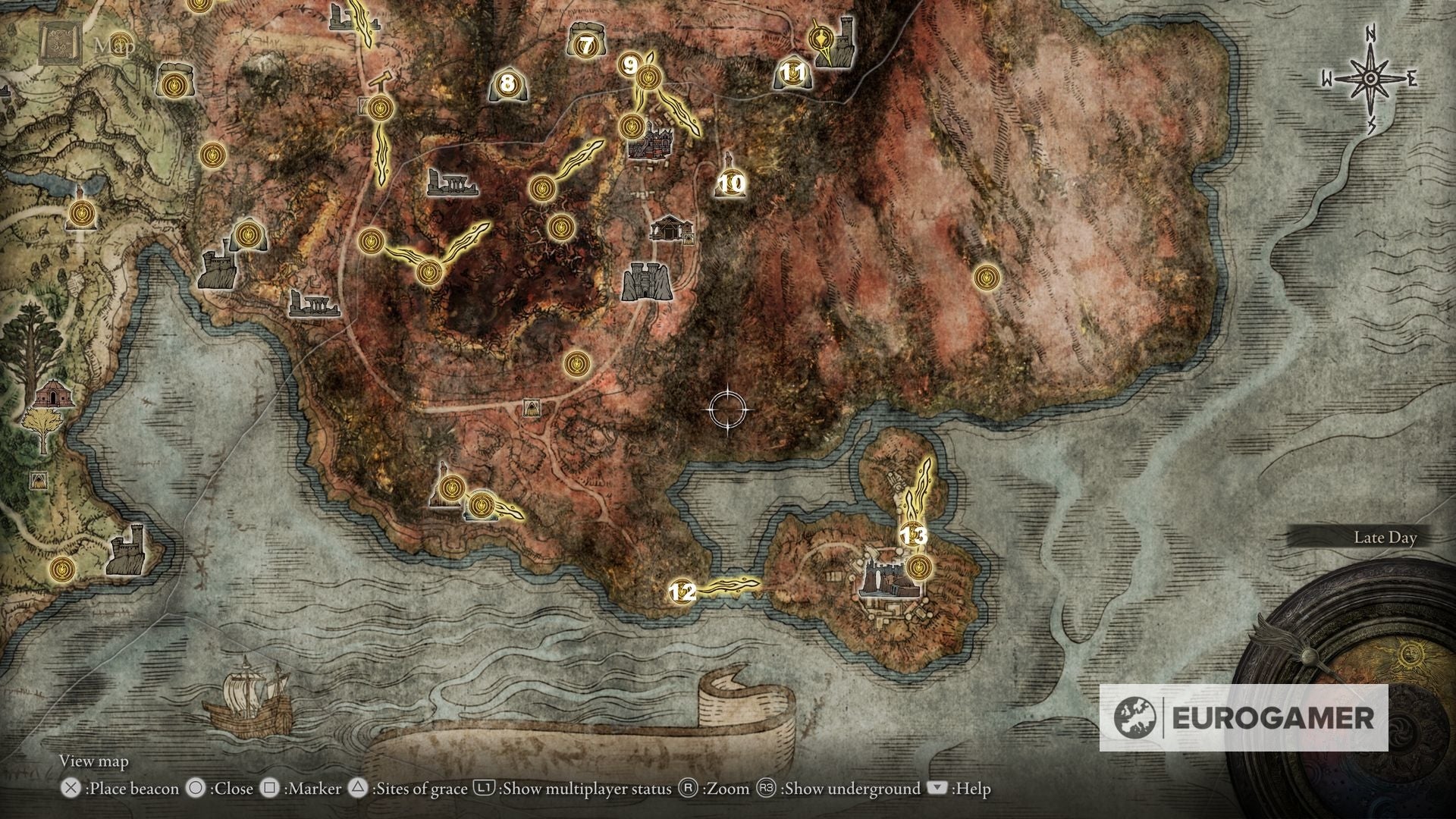 Elden Ring Site of Grace locations